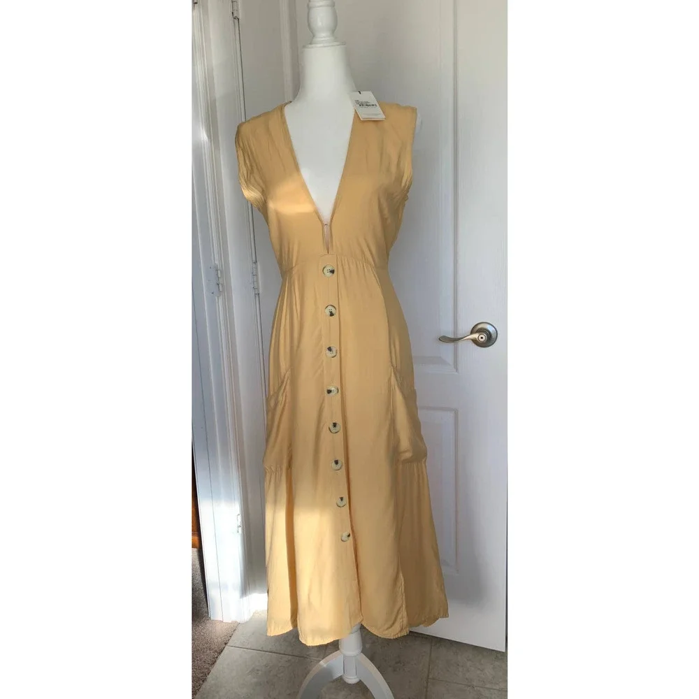 NWT FAITHFULL THE BRAND Blohm Midi Dress 6 - Picture 3 of 15